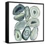 Stacked Agate II-Grace Popp-Framed Stretched Canvas