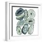 Stacked Agate II-Grace Popp-Framed Art Print