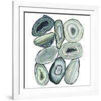 Stacked Agate II-Grace Popp-Framed Art Print