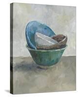 Stacked Bowls - Focused-Steven Johnson-Stretched Canvas