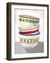 Stacked Bowls I-Elizabeth Medley-Framed Art Print