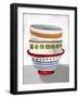 Stacked Bowls II-Elizabeth Medley-Framed Art Print