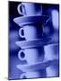 Stacked Coffee Cups, Rotterdam, Netherlands-Walter Bibikow-Mounted Photographic Print