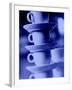 Stacked Coffee Cups, Rotterdam, Netherlands-Walter Bibikow-Framed Photographic Print
