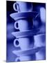 Stacked Coffee Cups, Rotterdam, Netherlands-Walter Bibikow-Mounted Photographic Print