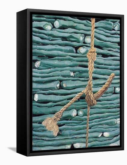 Stacked Nopales, 2002-Pedro Diego Alvarado-Framed Stretched Canvas