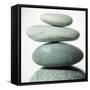 Stacked Pebbles-Cristina-Framed Stretched Canvas