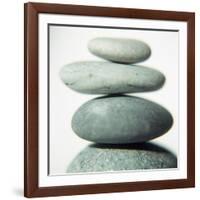 Stacked Pebbles-Cristina-Framed Photographic Print