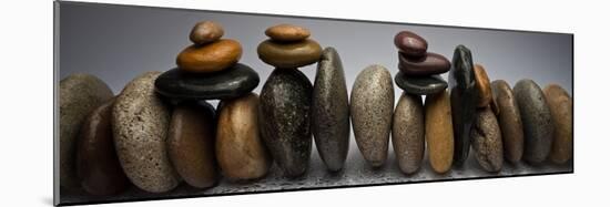 Stacked River Stones-Steve Gadomski-Mounted Photographic Print