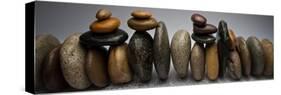 Stacked River Stones-Steve Gadomski-Stretched Canvas