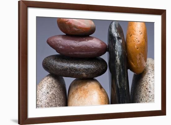 Stacked Stones 2-Steve Gadomski-Framed Photographic Print