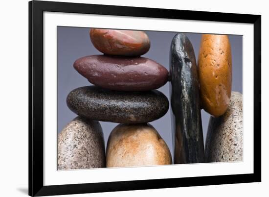 Stacked Stones 2-Steve Gadomski-Framed Photographic Print