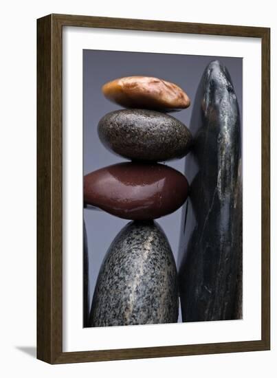 Stacked Stones 5-Steve Gadomski-Framed Photographic Print