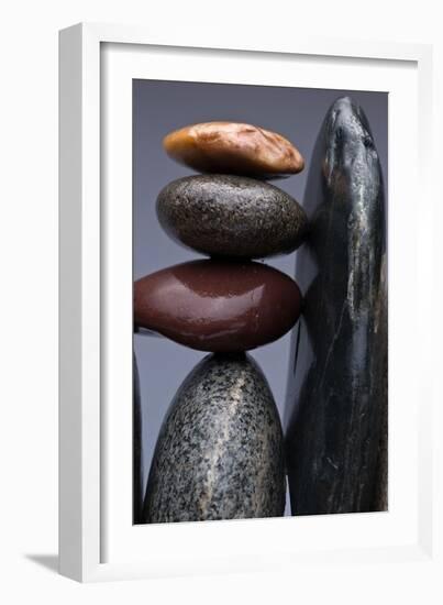 Stacked Stones 5-Steve Gadomski-Framed Photographic Print