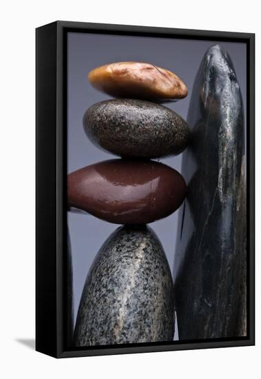 Stacked Stones 5-Steve Gadomski-Framed Stretched Canvas