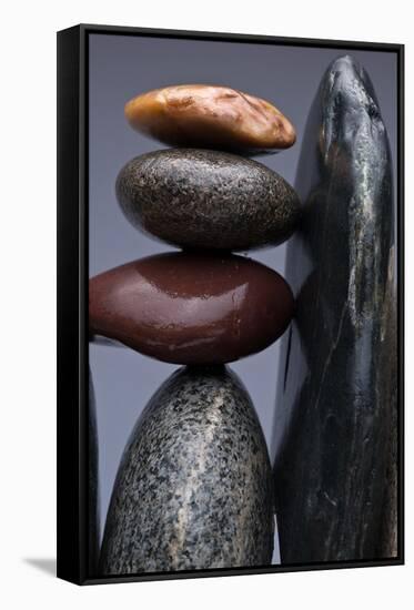 Stacked Stones 5-Steve Gadomski-Framed Stretched Canvas