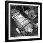 Stacking Finished Brochures at a Printers, Mexborough, South Yorkshire, 1959-Michael Walters-Framed Photographic Print