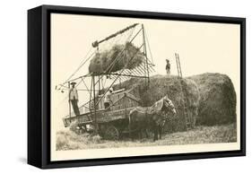 Stacking Hay-null-Framed Stretched Canvas