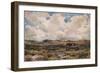Stacking Peat, Festiniog, North Wales, 1881-Thomas Collier-Framed Giclee Print