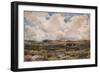 Stacking Peat, Festiniog, North Wales, 1881-Thomas Collier-Framed Giclee Print