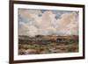 Stacking Peat, Festiniog, North Wales, 1881-Thomas Collier-Framed Giclee Print