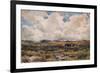 Stacking Peat, Festiniog, North Wales, 1881-Thomas Collier-Framed Giclee Print