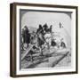 Stacking Salt in the Great Salt Fields of Solinen, Black Sea, Russia, 1898-Underwood & Underwood-Framed Photographic Print