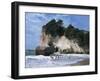 Stacks and Arches, Whitianga White Chalk Cliffs, Coromandel, North Island, New Zealand-Dominic Harcourt-webster-Framed Photographic Print