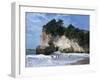Stacks and Arches, Whitianga White Chalk Cliffs, Coromandel, North Island, New Zealand-Dominic Harcourt-webster-Framed Photographic Print