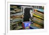 Stacks of Records-null-Framed Photo