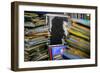 Stacks of Records-null-Framed Photo