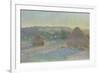 Stacks of Wheat, End of Summer, 1890-91-Claude Monet-Framed Giclee Print