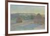 Stacks of Wheat, End of Summer, 1890-91-Claude Monet-Framed Giclee Print