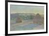 Stacks of Wheat, End of Summer, 1890-91-Claude Monet-Framed Giclee Print