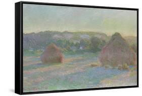 Stacks of Wheat, End of Summer, 1890-91-Claude Monet-Framed Stretched Canvas