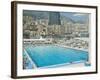 Stade Nautique Rainier III (Huge Public Swimming Pool), Condamine, Monaco-Ethel Davies-Framed Photographic Print