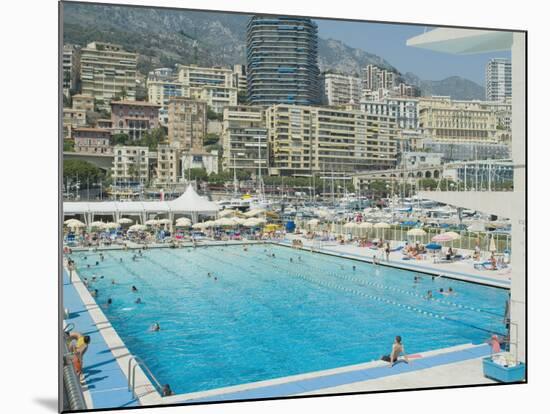 Stade Nautique Rainier III (Huge Public Swimming Pool), Condamine, Monaco-Ethel Davies-Mounted Photographic Print