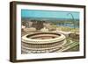 Stadium and Arch in St. Louis, Missouri-null-Framed Premium Giclee Print