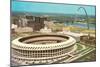 Stadium and Arch in St. Louis, Missouri-null-Mounted Premium Giclee Print