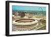 Stadium and Arch in St. Louis, Missouri-null-Framed Art Print