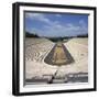 Stadium Dating from 330 BC, Restored for the First Modern Olympiad in 1896, in Athens, Greece-Roy Rainford-Framed Photographic Print