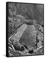 Stadium, Delphi, Greece, 1937-Martin Hurlimann-Framed Stretched Canvas