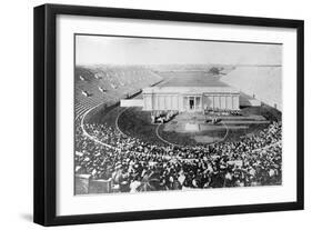 Stadium, Harvard University, Cambridge, Massachusetts, USA, Early 20th Century-null-Framed Giclee Print