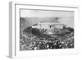 Stadium, Harvard University, Cambridge, Massachusetts, USA, Early 20th Century-null-Framed Giclee Print