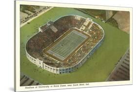 Stadium, Notre Dame, South Bend, Indiana-null-Stretched Canvas