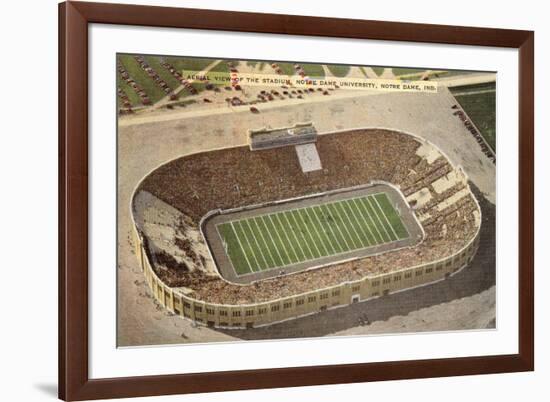 Stadium, Notre Dame, South Bend, Indiana-null-Framed Art Print