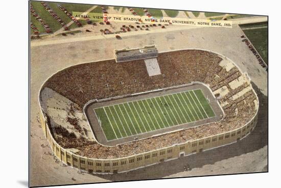 Stadium, Notre Dame, South Bend, Indiana-null-Mounted Art Print