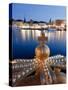 Stadsholmen Island and Gamla Stan from Skeppsholmen Bridge, Stockholm, Sweden-Michele Falzone-Stretched Canvas