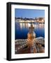 Stadsholmen Island and Gamla Stan from Skeppsholmen Bridge, Stockholm, Sweden-Michele Falzone-Framed Photographic Print