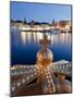 Stadsholmen Island and Gamla Stan from Skeppsholmen Bridge, Stockholm, Sweden-Michele Falzone-Mounted Photographic Print